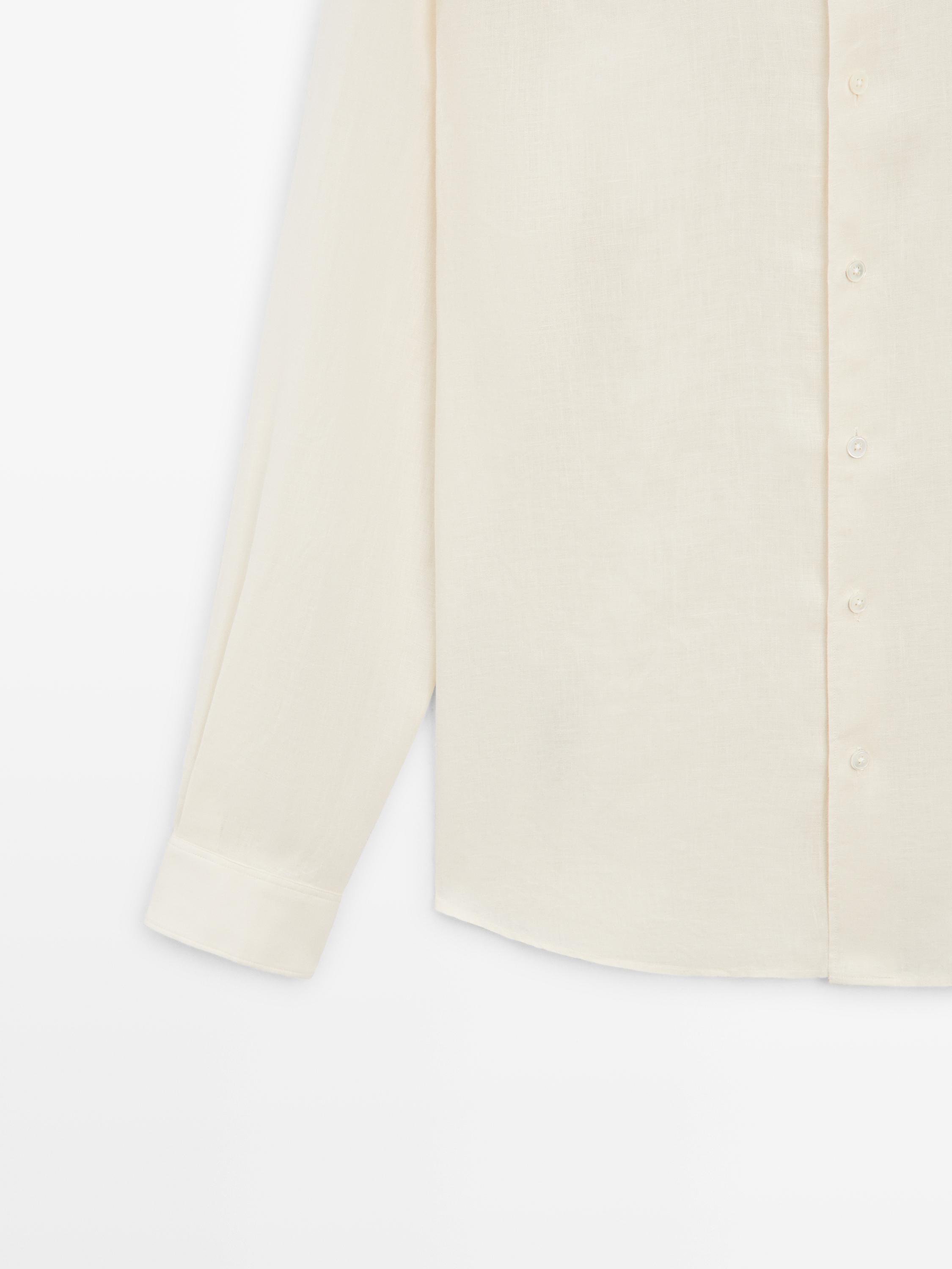 Chemise regular fit lin extra-fine